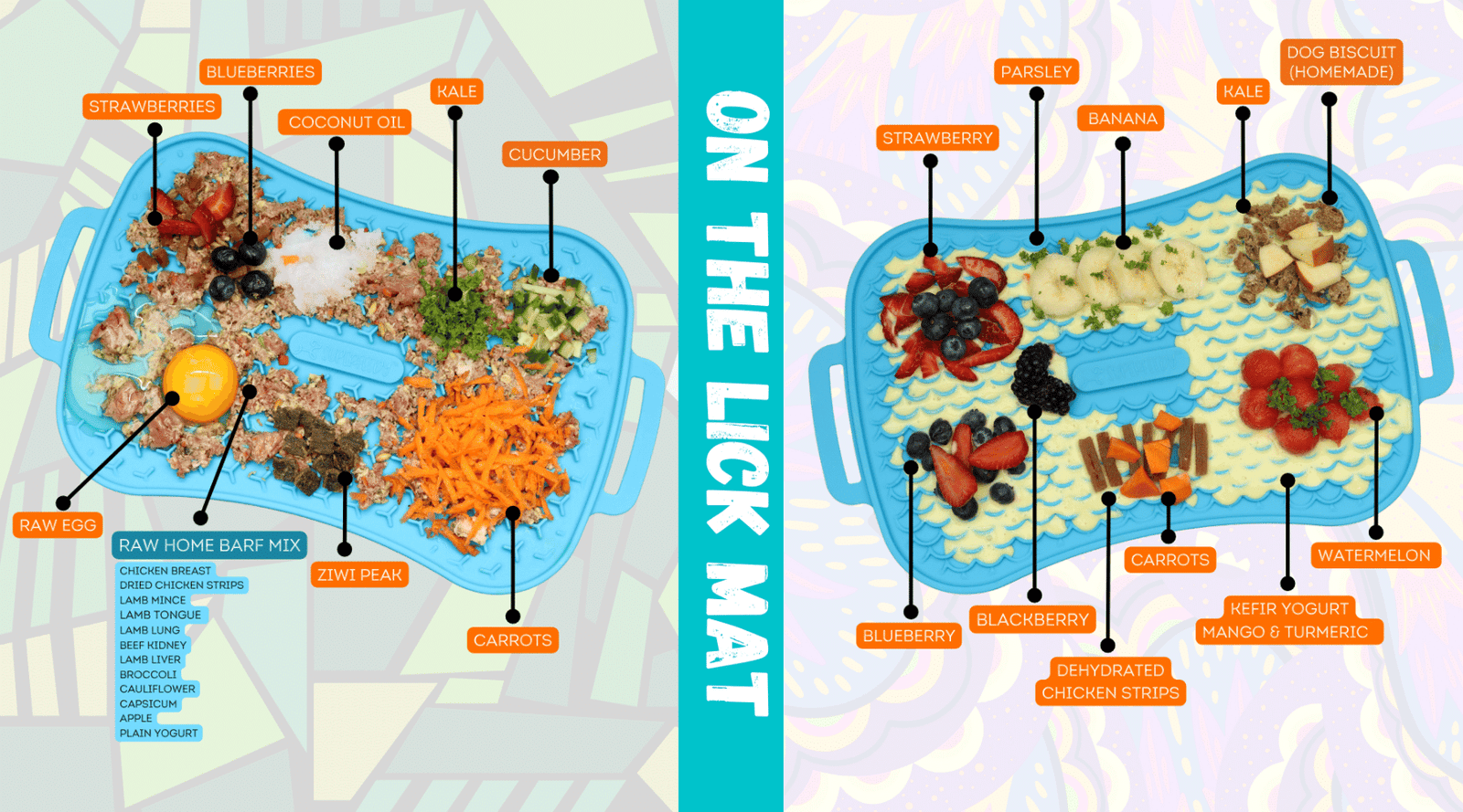 Super Feedy Reversible Lick Mat for Dogs