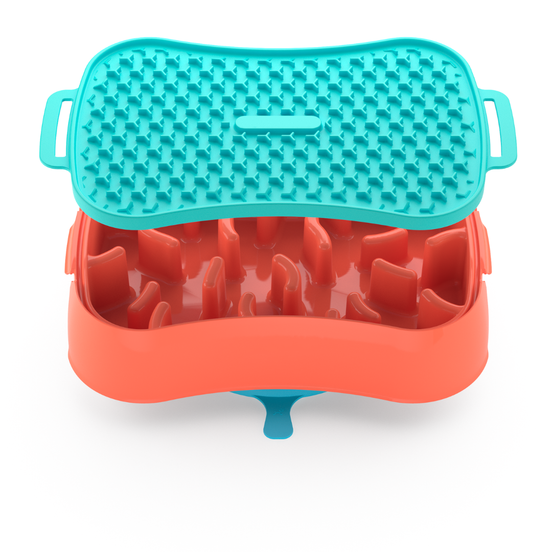 4-in-1 Slow Feeder Dog Bowl (Modalyst)