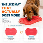 Reversible Dog Lick Mat for Small Dogs | Super Feedy