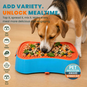 Slow Feeder Dog Bowl Small Dogs 4-in-1 | Super Feedy