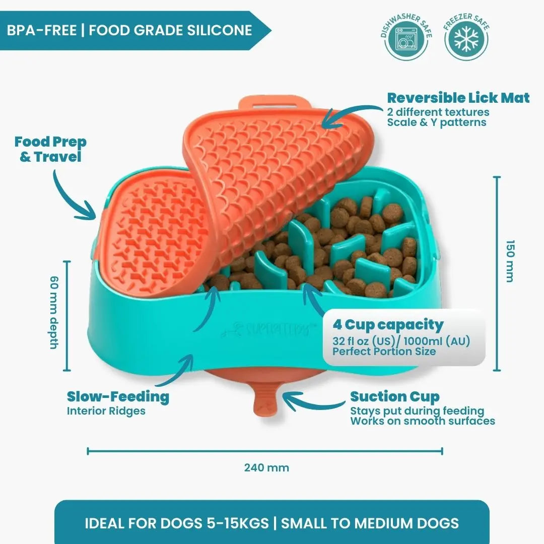 Super Feedy Small 4-in-1 Slow Feeder System Super Feedy