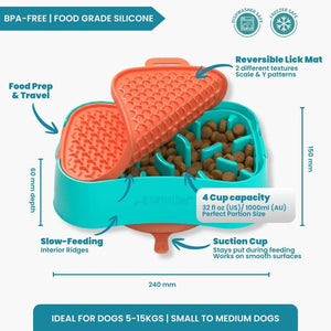 Super Feedy Small 4-in-1 Slow Feeder System Super Feedy