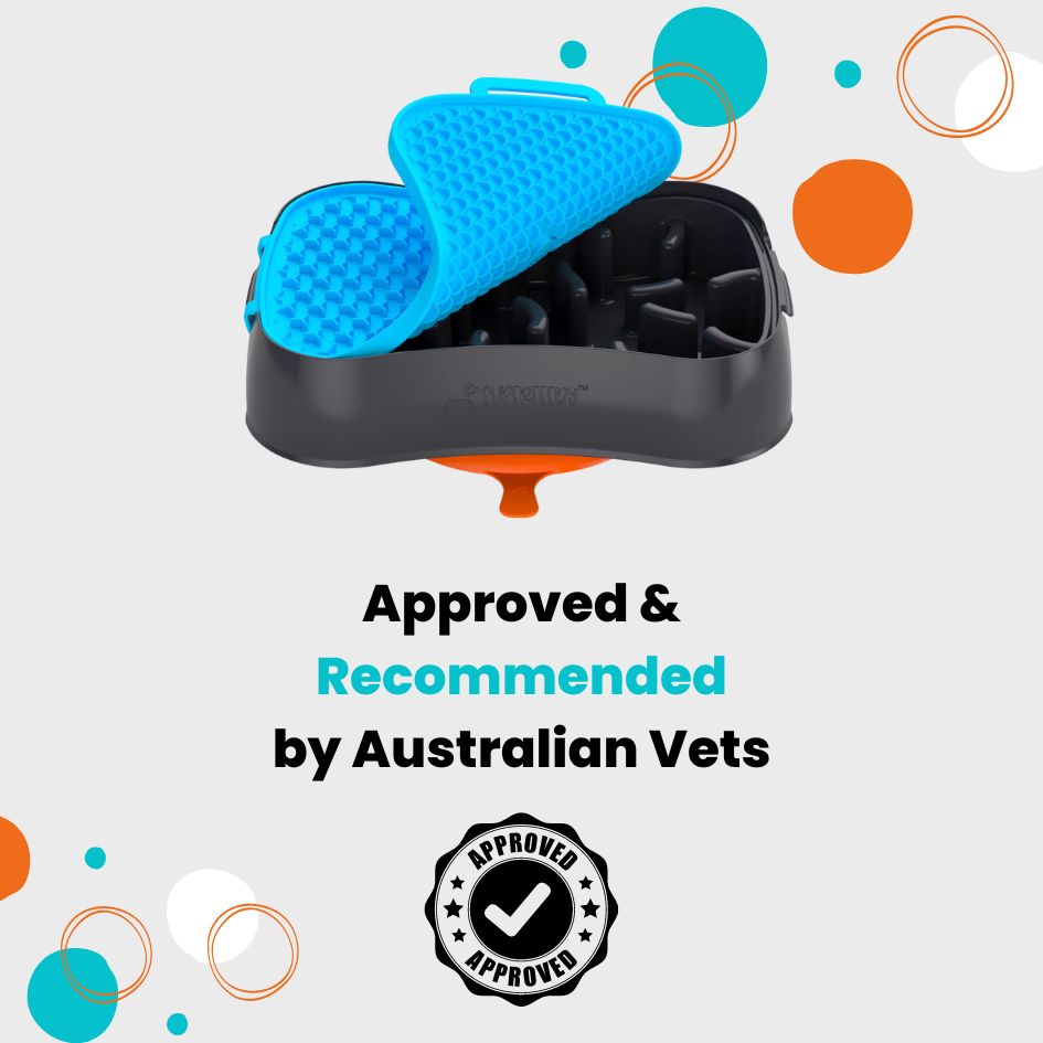 Super Feedy - The Ultimate 4-in-1 Slow Feeder - Approved and recommended by Australian vets