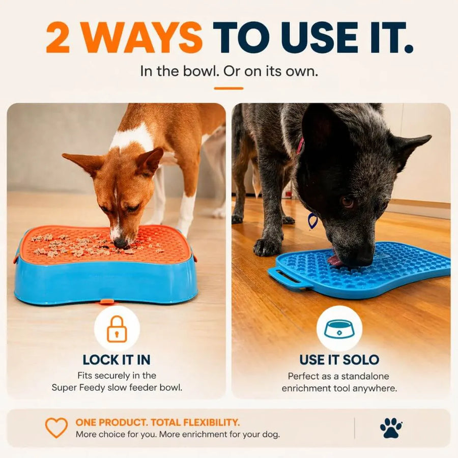 Reversible Dog Lick Mat | Super Feedy