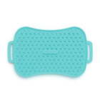Super Feedy small reversible lick mat in teal with textured surface for dog enrichment